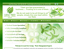 Tablet Screenshot of loyaltreegroup.com